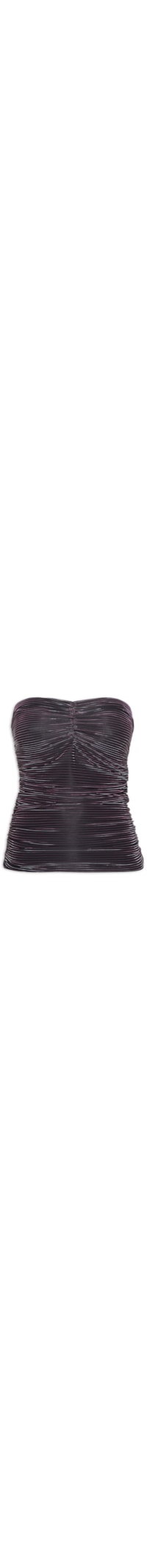Blusa Feminina Metalic Stripe - Preto