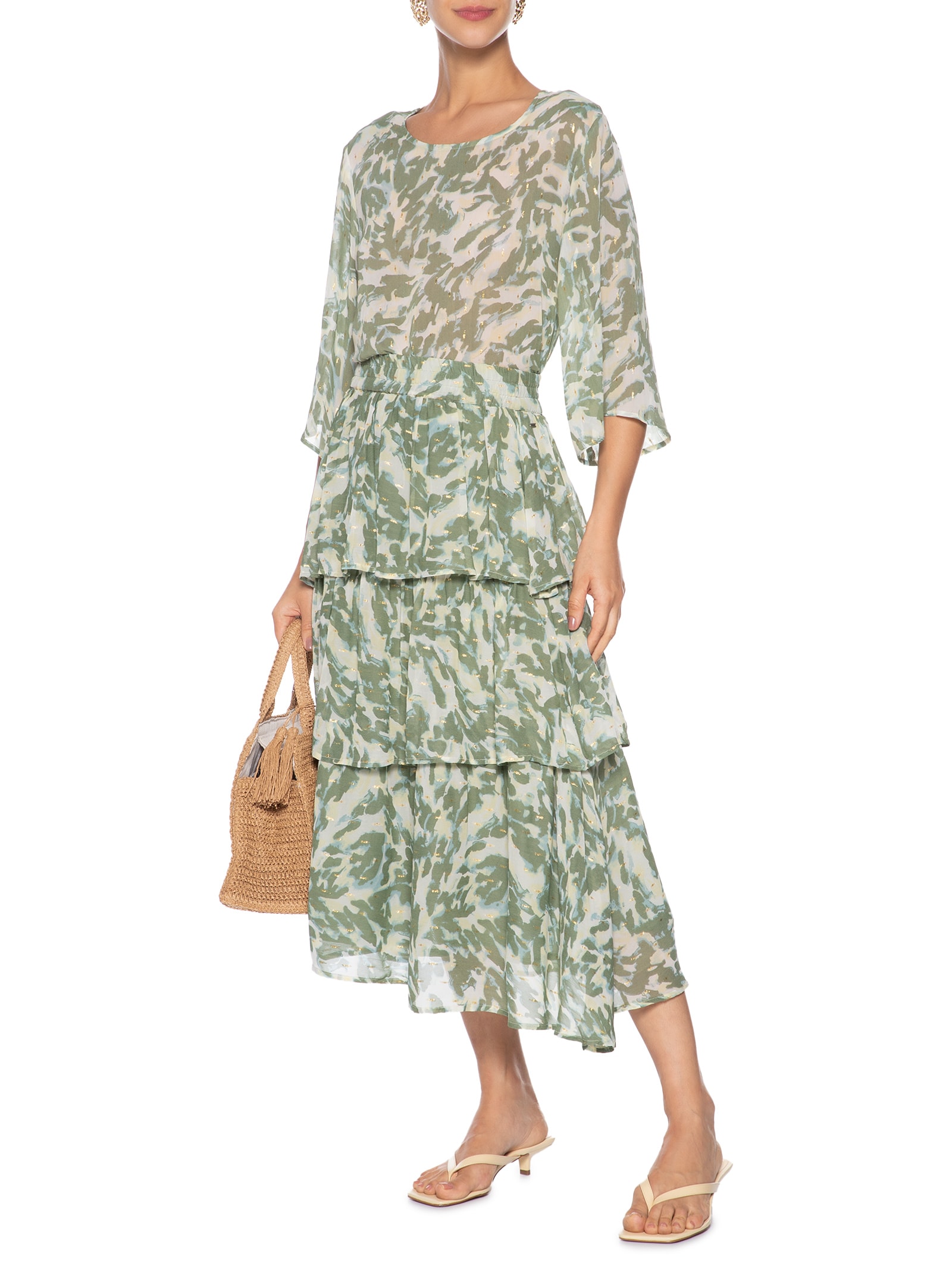 Blusa Feminina Mia Verde Le Lis