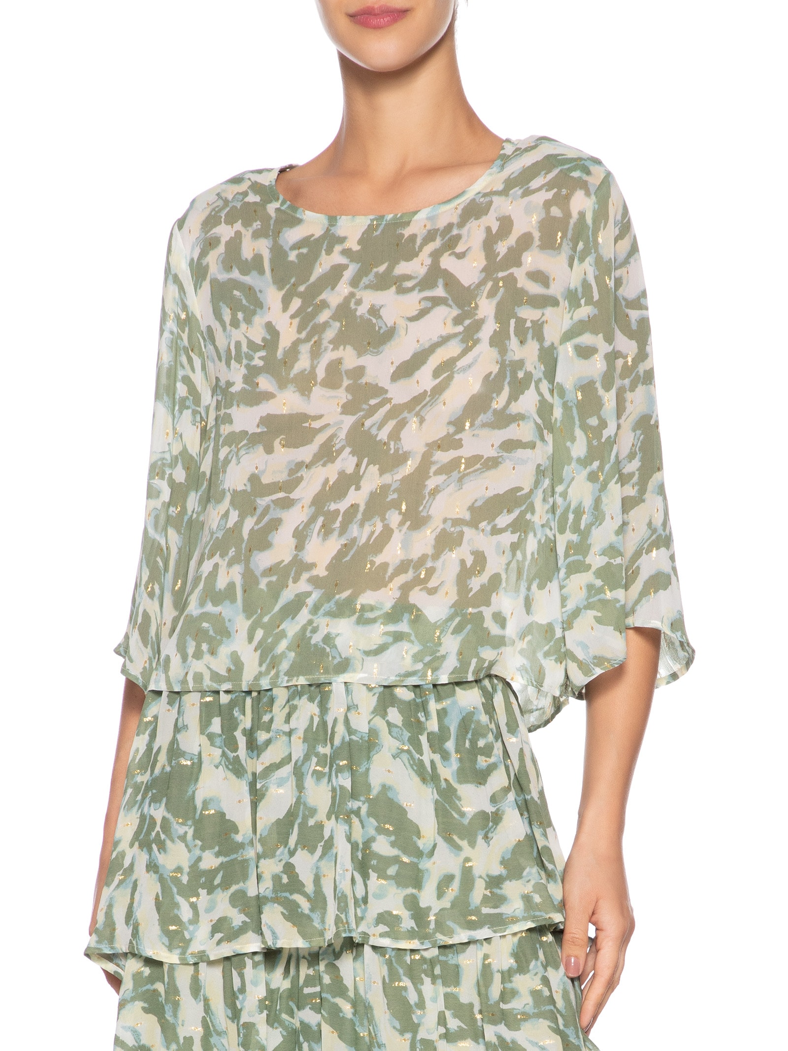Blusa Feminina Mia Verde Le Lis