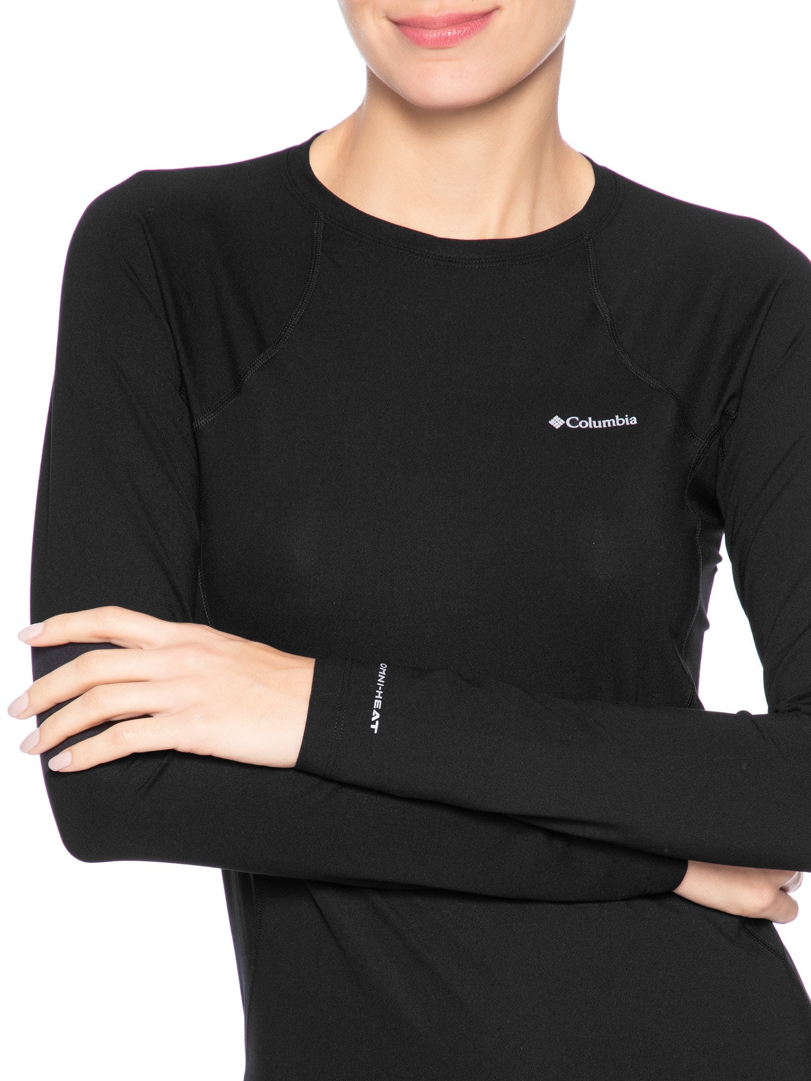 Blusa Feminina Midweight II Long Sleeve Preto Columbia