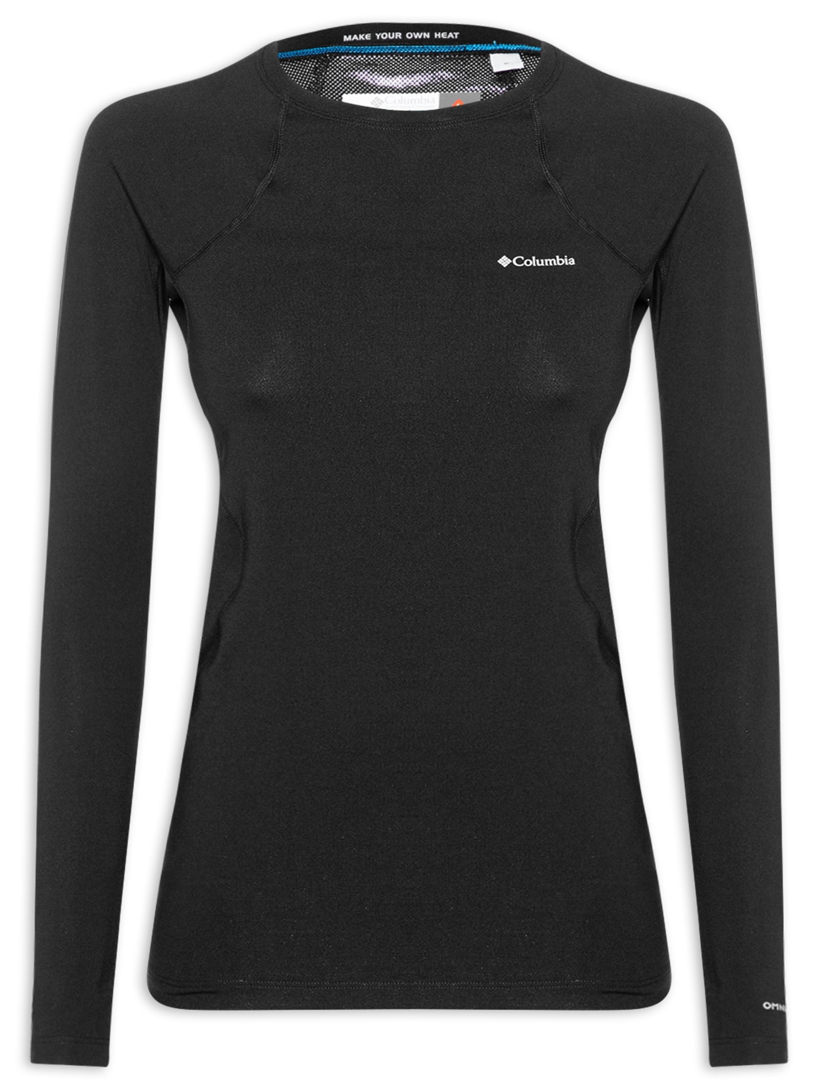 Blusa Feminina Midweight II Long Sleeve Preto Columbia