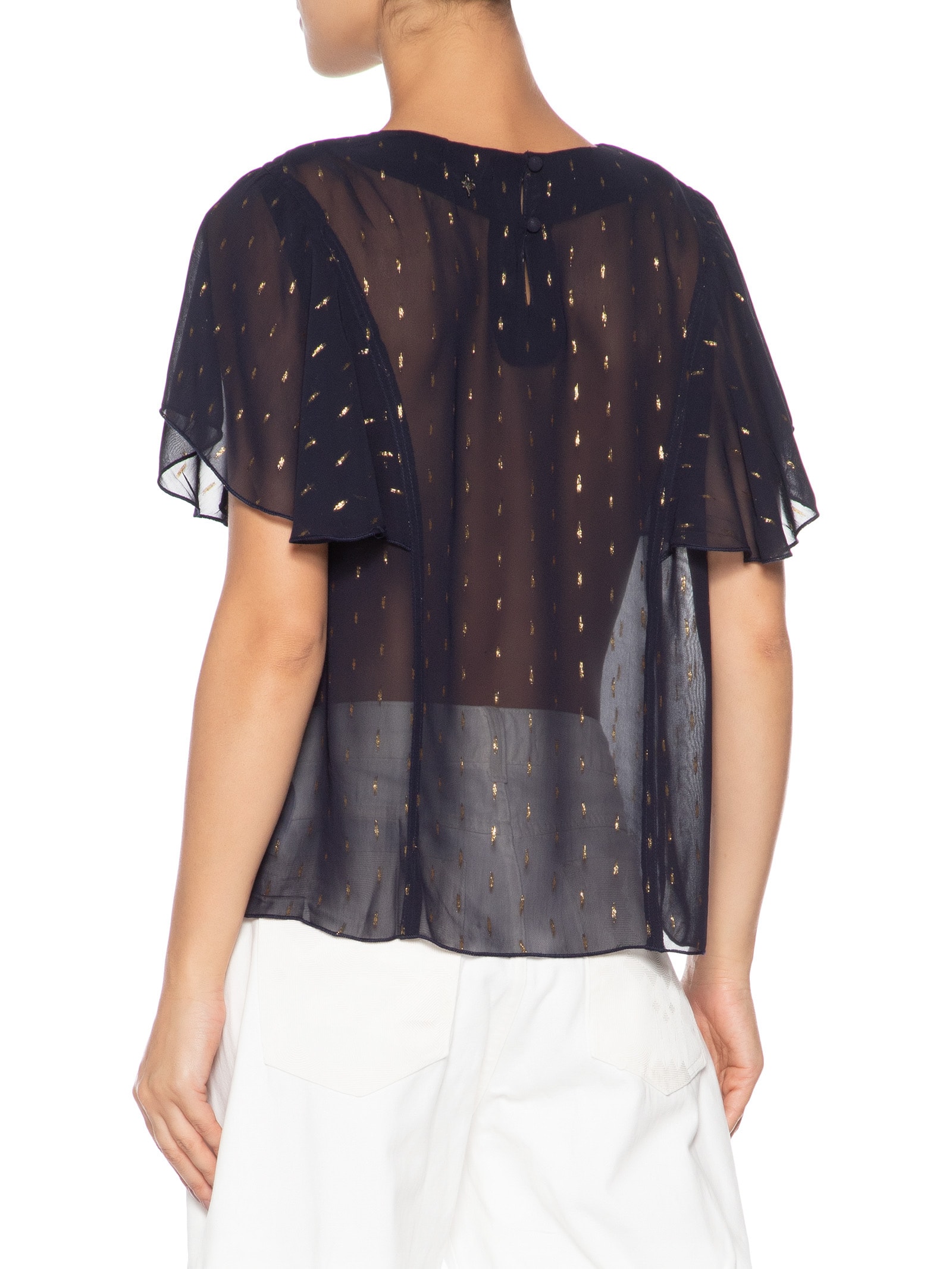 Blusa Feminina Milla Azul Le Lis