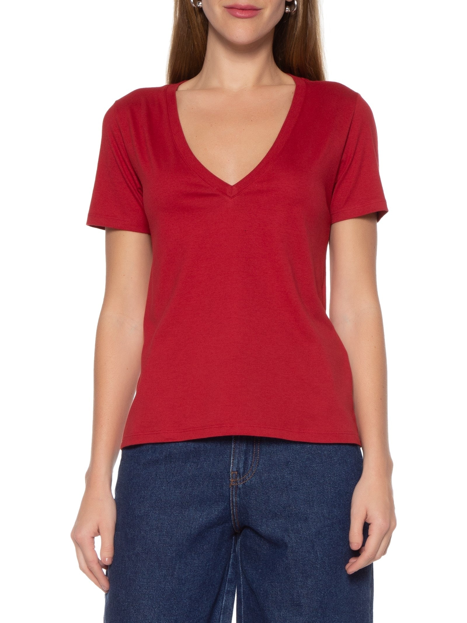 Blusa Feminina Mm Vermelho  Hering