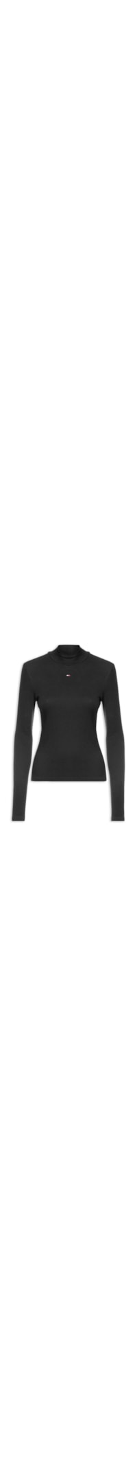 Blusa Feminina Mock Neck - Preto