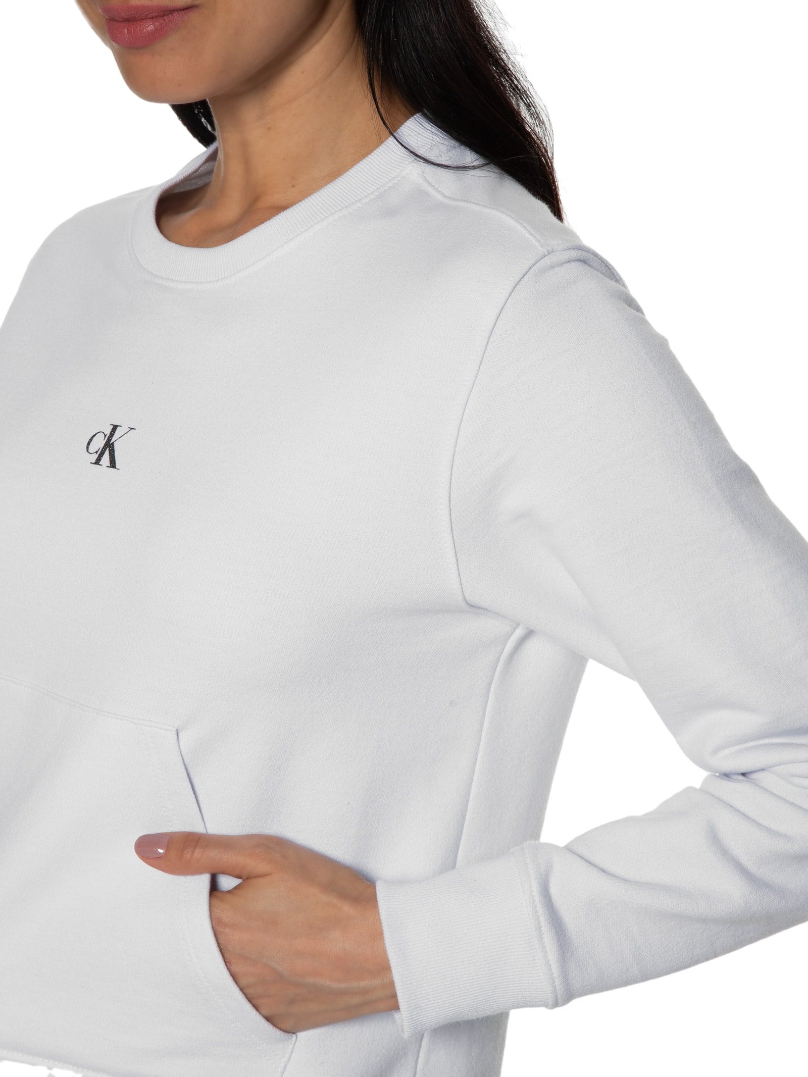 Jeans Conjunto Moletom Feminino Calvin Klein Moletom Careca Casual