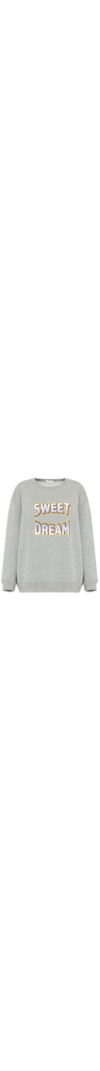 Blusa Feminina Moletom Sweet Dream - Cinza