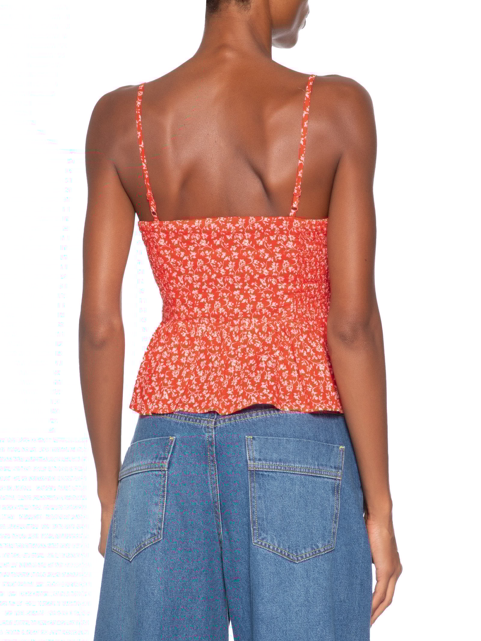 Blusa Feminina Monet SL Blouse Vermelho Levi's