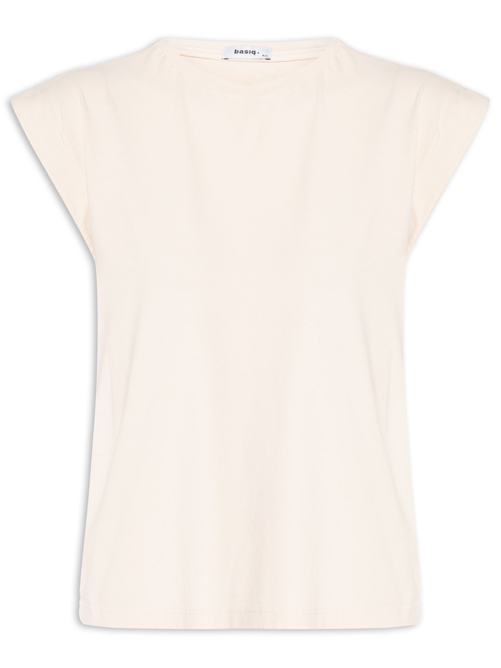 Blusa Feminina Muscle Tee Bege Basiq