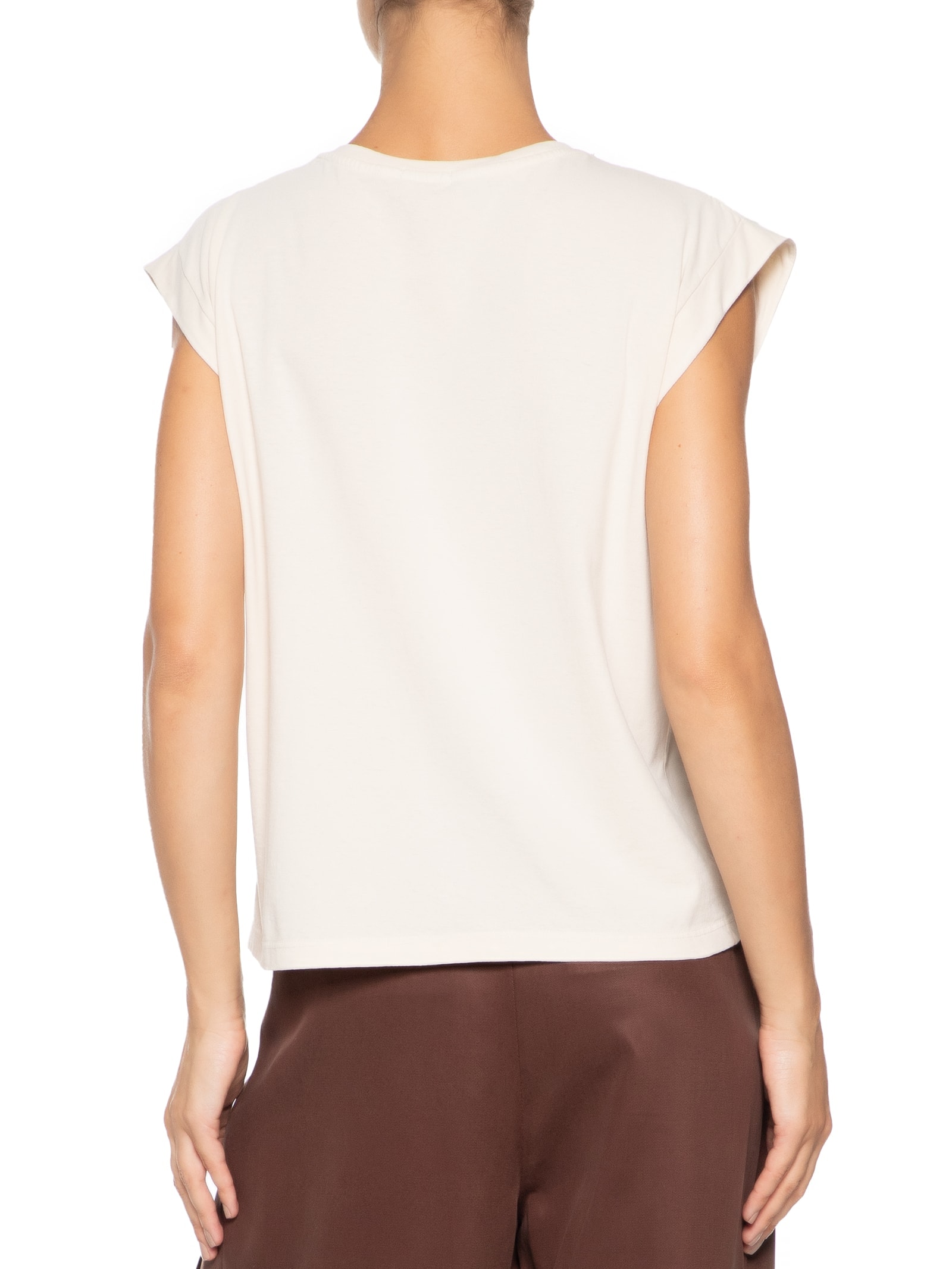 Blusa Feminina Muscle Tee Bege Basiq