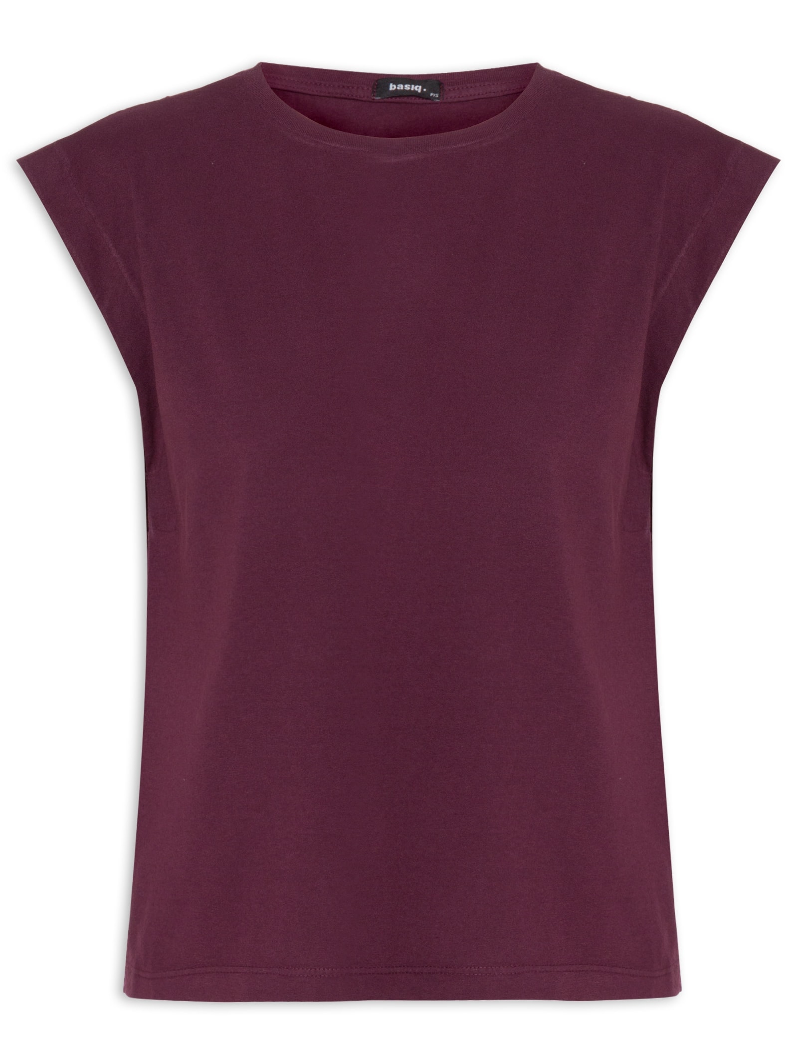 Blusa Feminina Muscle Tee Vinho Basiq