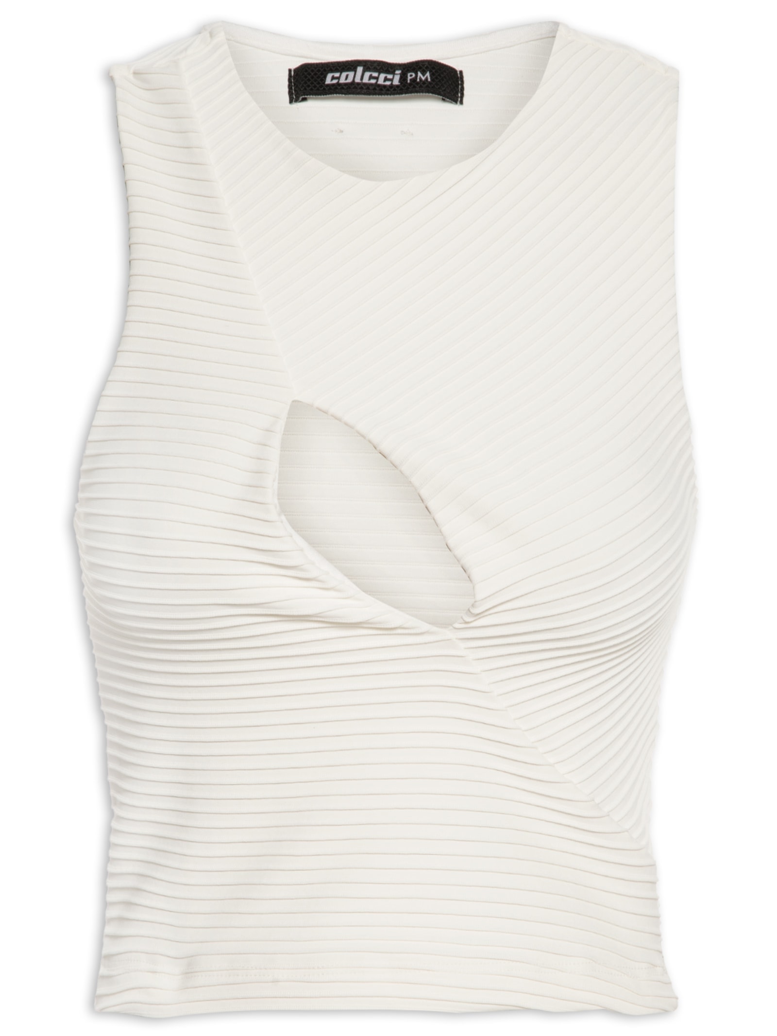 Blusa Feminina Nervuras Off White Colcci