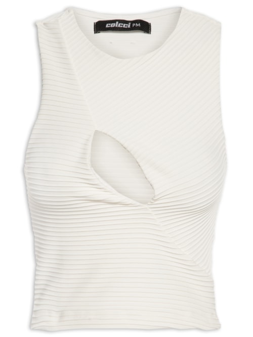 Blusa Feminina Nervuras – Off White