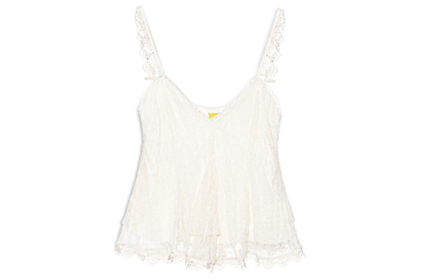 Blusa Feminina Nesgas Rendada - Branco