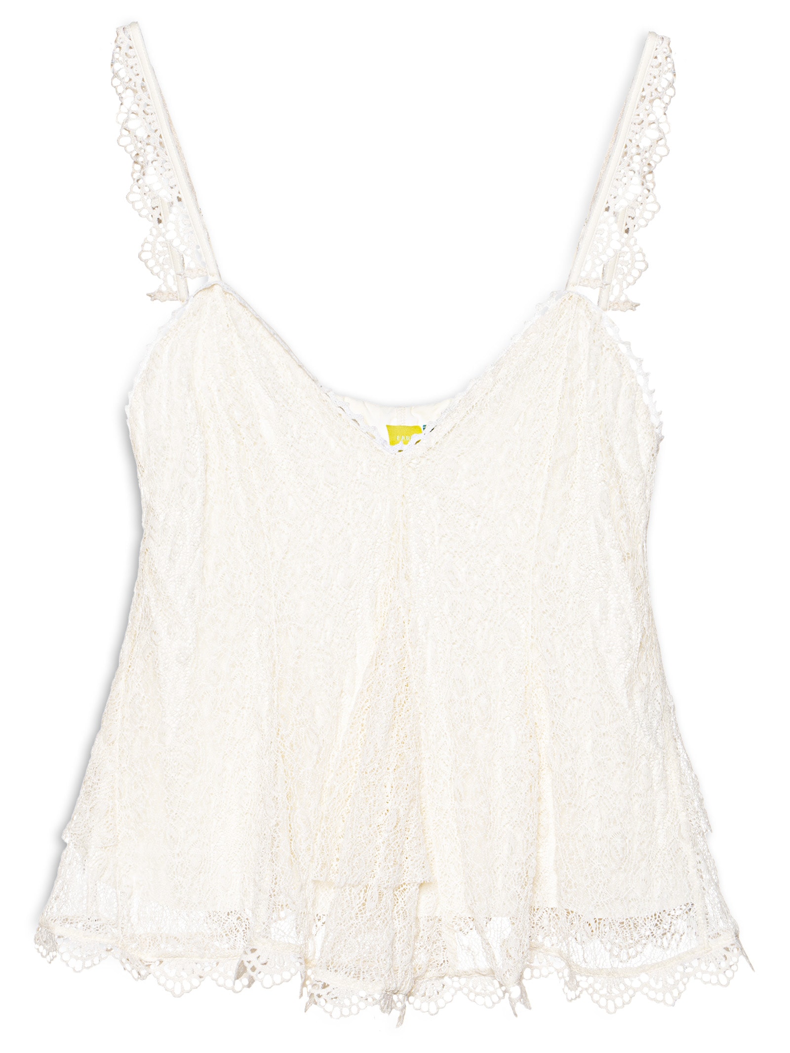 Blusa Feminina Nesgas Rendada Off White Farm