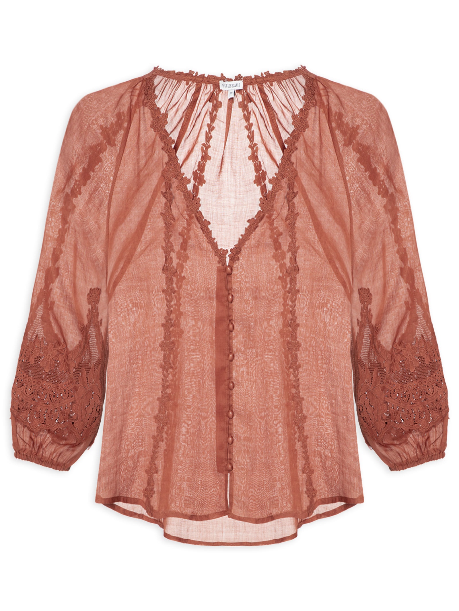 Blusa Feminina Nil Marrom Le Lis