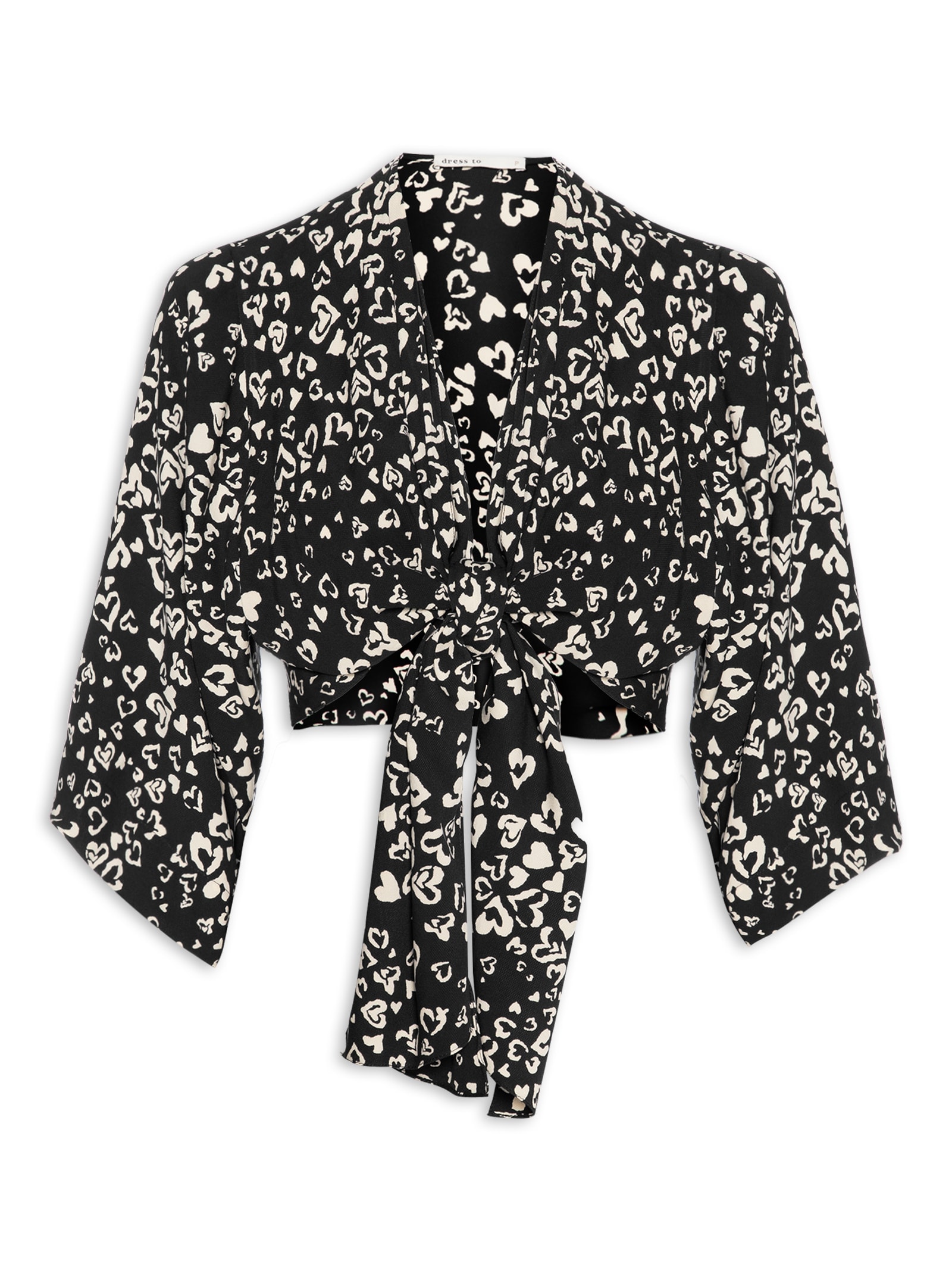 Blusa Feminina Nó Frente Xodó Preto Dress To