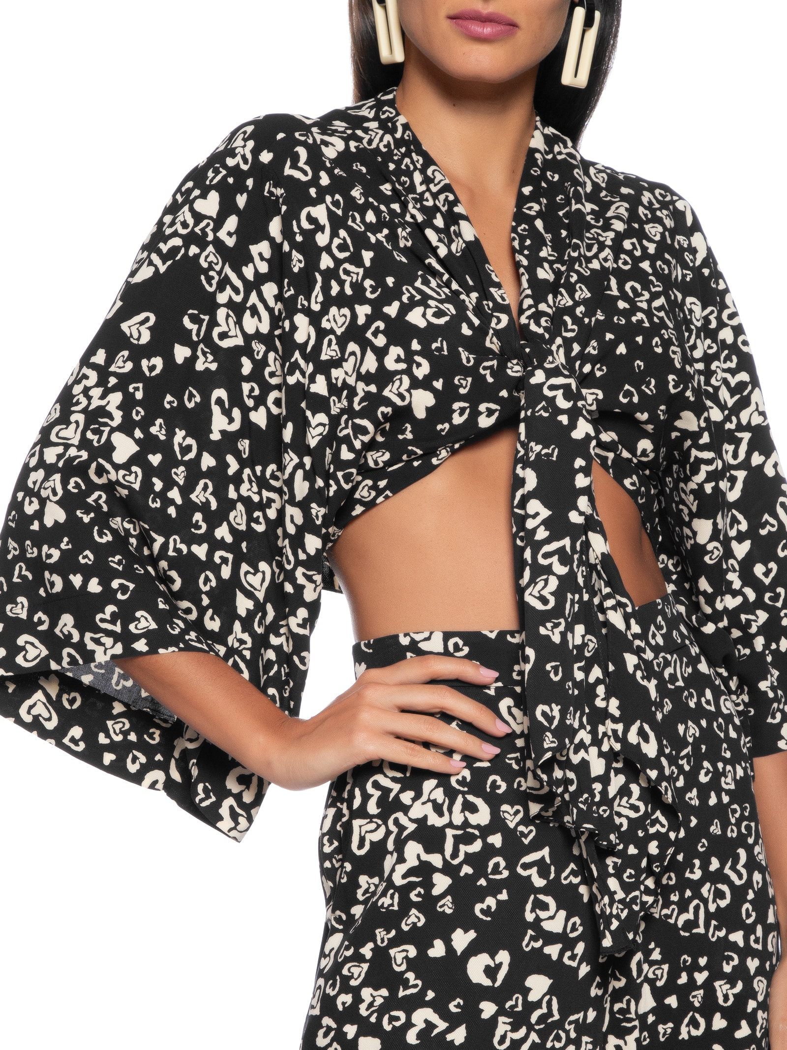 Blusa Feminina Nó Frente Xodó Preto Dress To