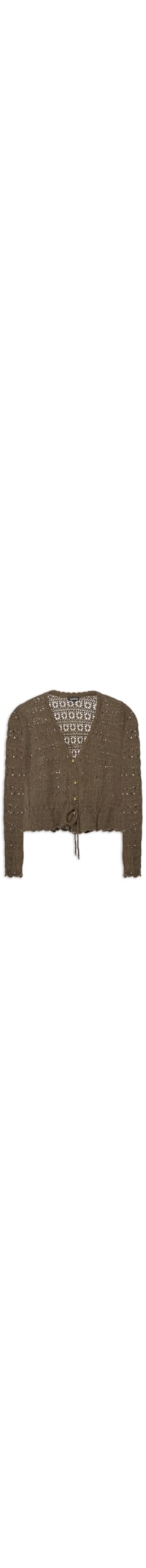 Blusa Feminina Norah Decote V - Marrom