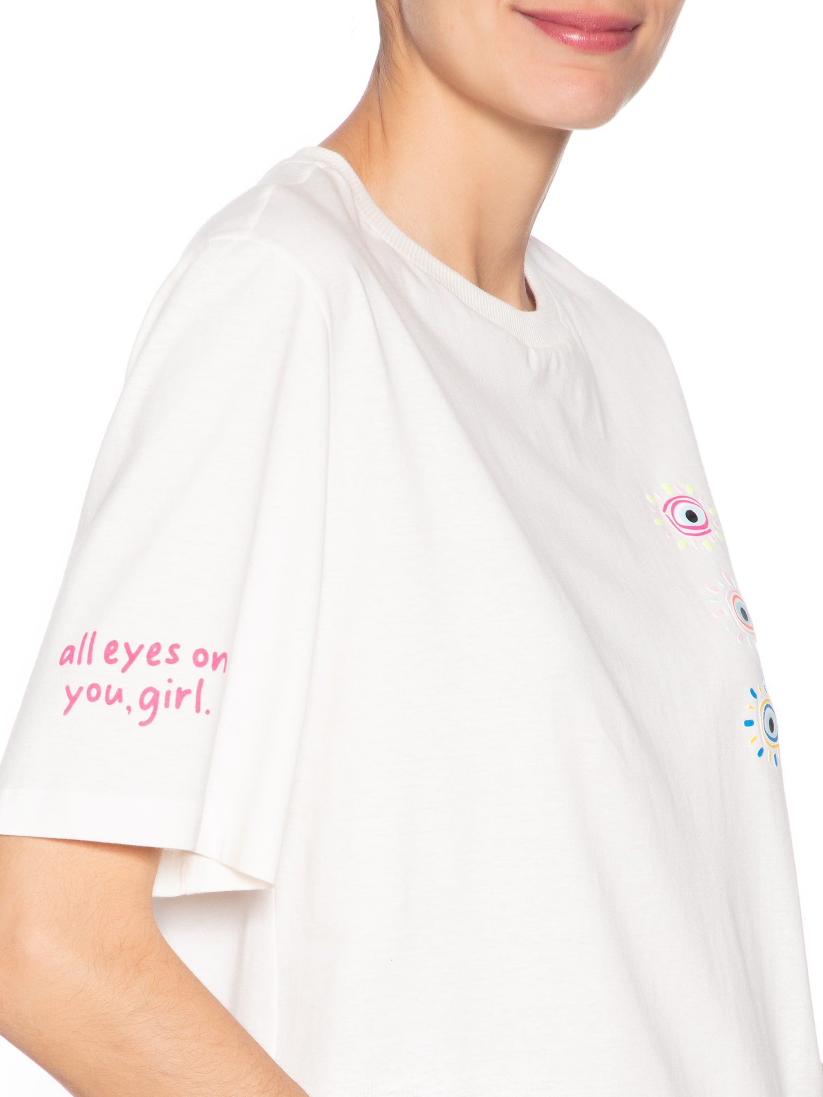 Blusa Feminina Olho Grego Branco Le Lis