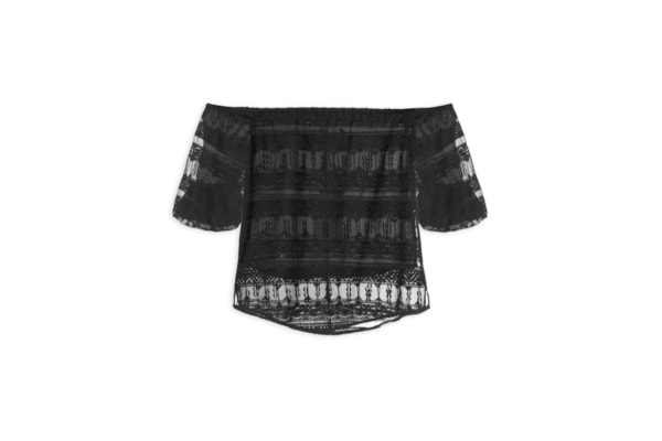 Blusa Feminina Ombro a Ombro Eve - Preto 