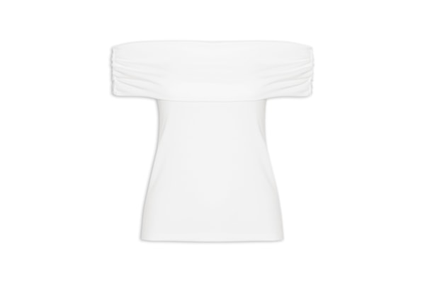 Blusa Feminina Ombro A Ombro - Off White