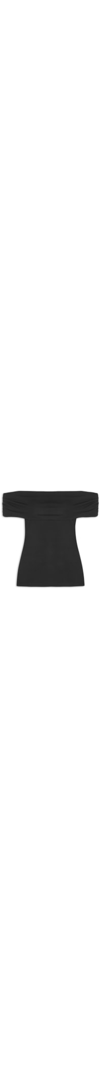 Blusa Feminina Ombro A Ombro - Preto