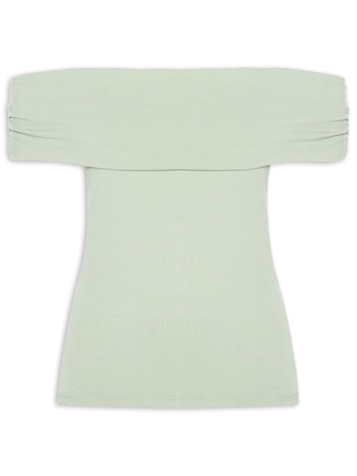 Blusa Feminina Ombro A Ombro - Verde