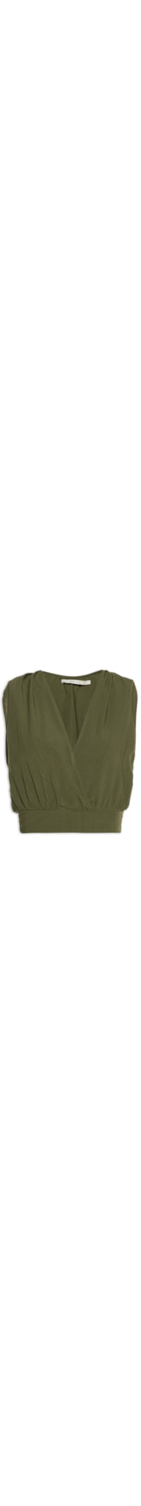 Blusa Feminina Ombro Franzido - Verde