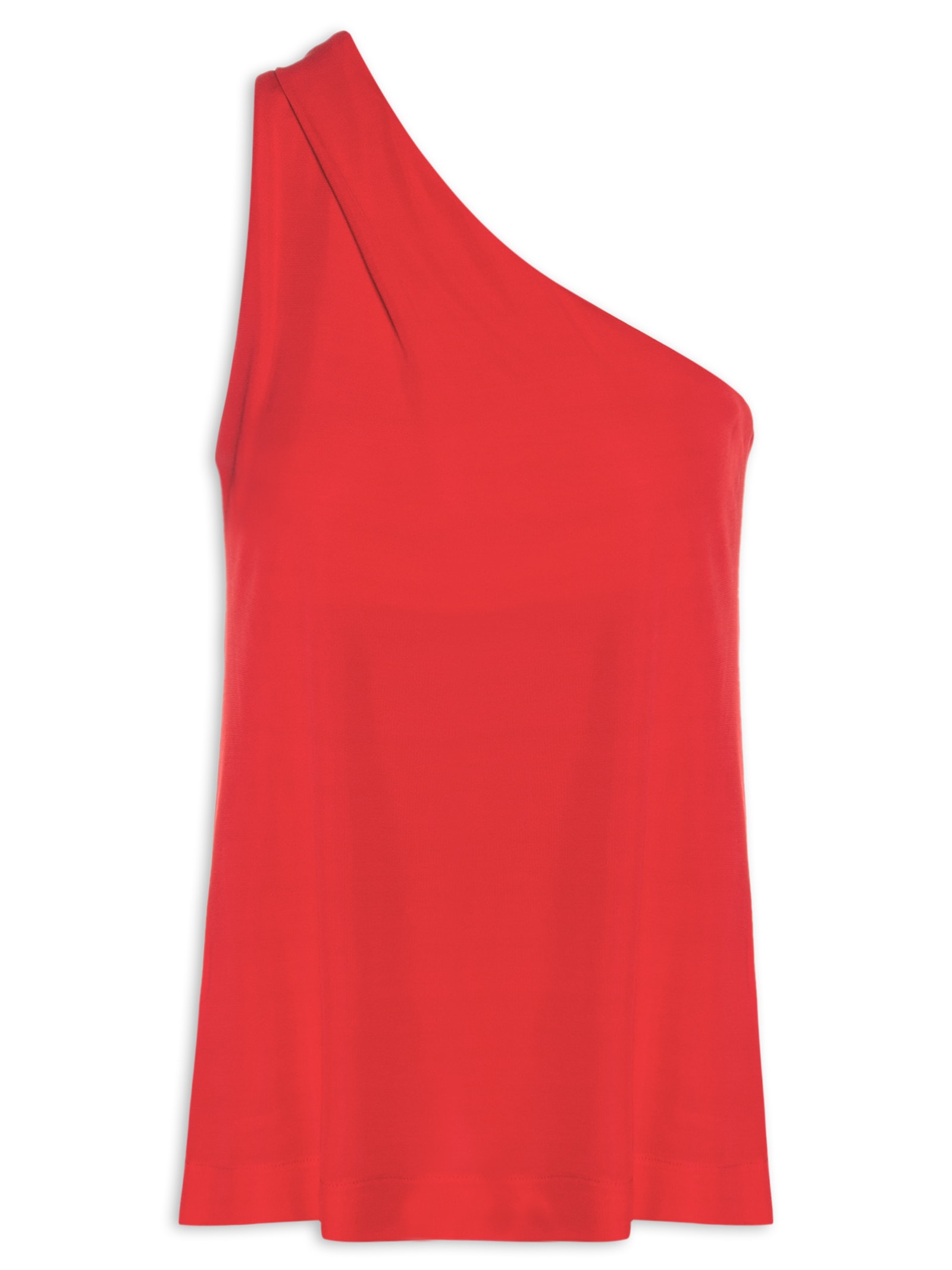 Blusa Feminina Ombro Só Jersey Lab Vermelho Cantão