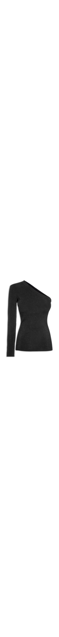 Blusa Feminina Ombro Só Tricot - Preto