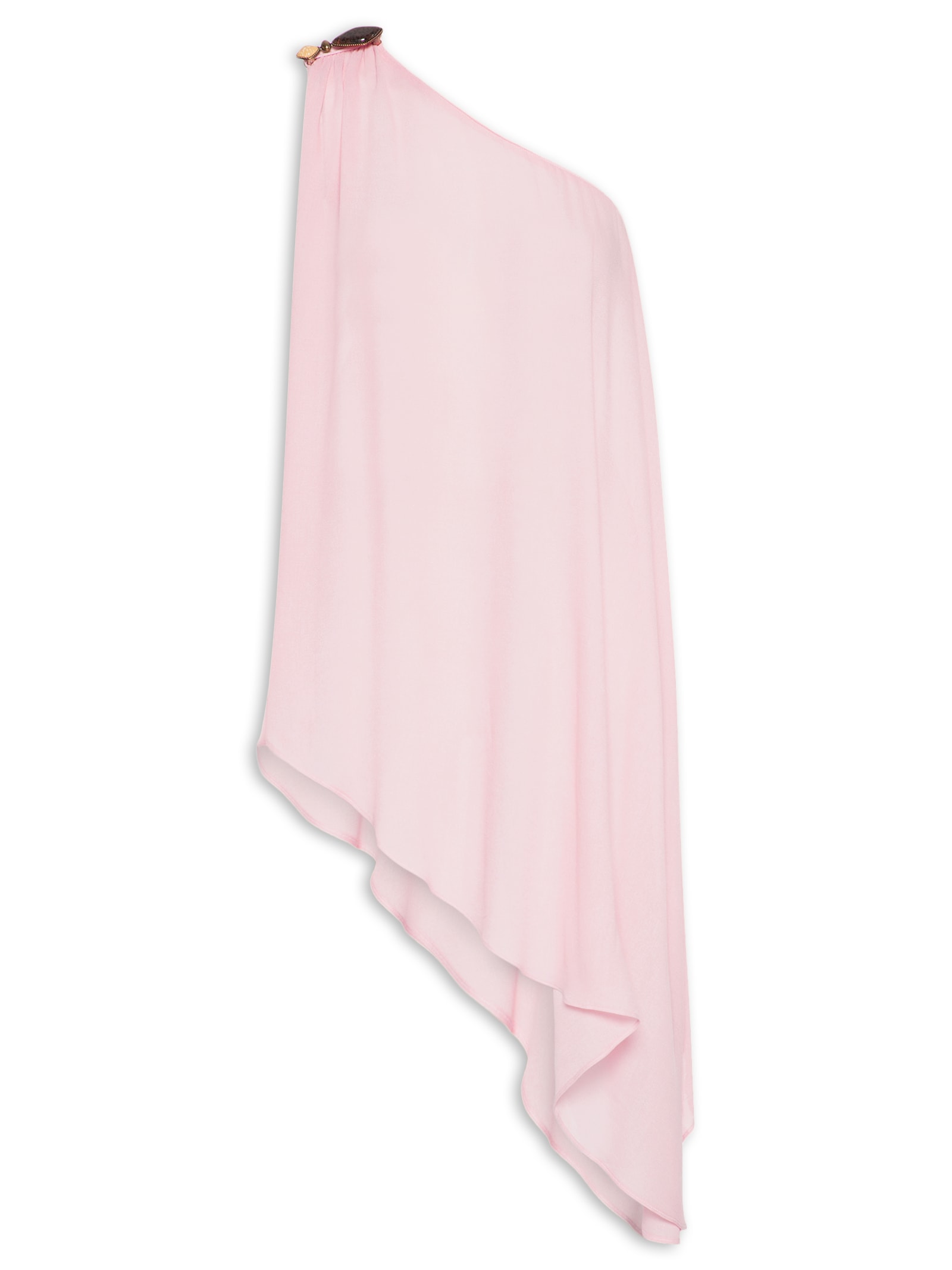 Blusa Feminina Ombro Único Assimétrica Rosa My Favorite