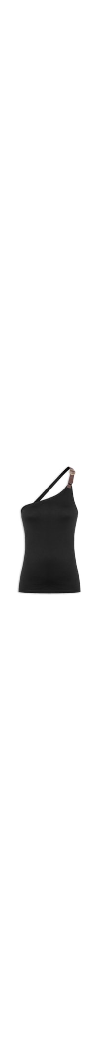 Blusa Feminina Ombro Único - Preto
