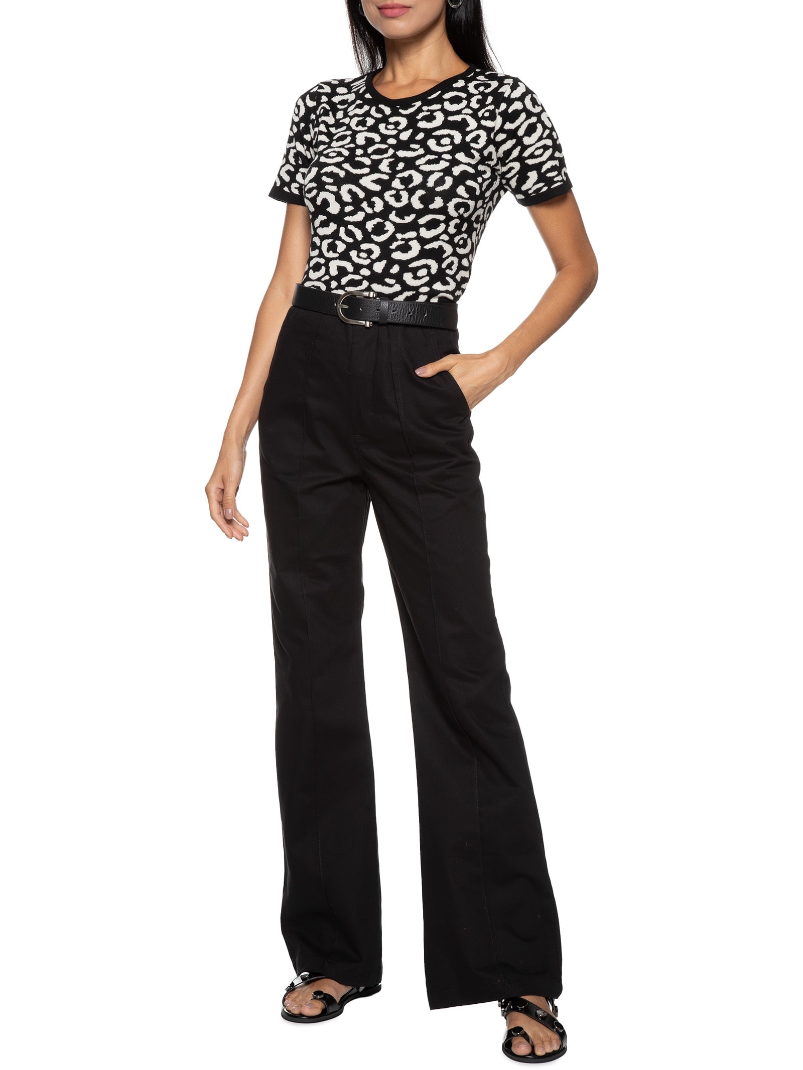 Blusa Feminina Oncinha Animal Print Cacay