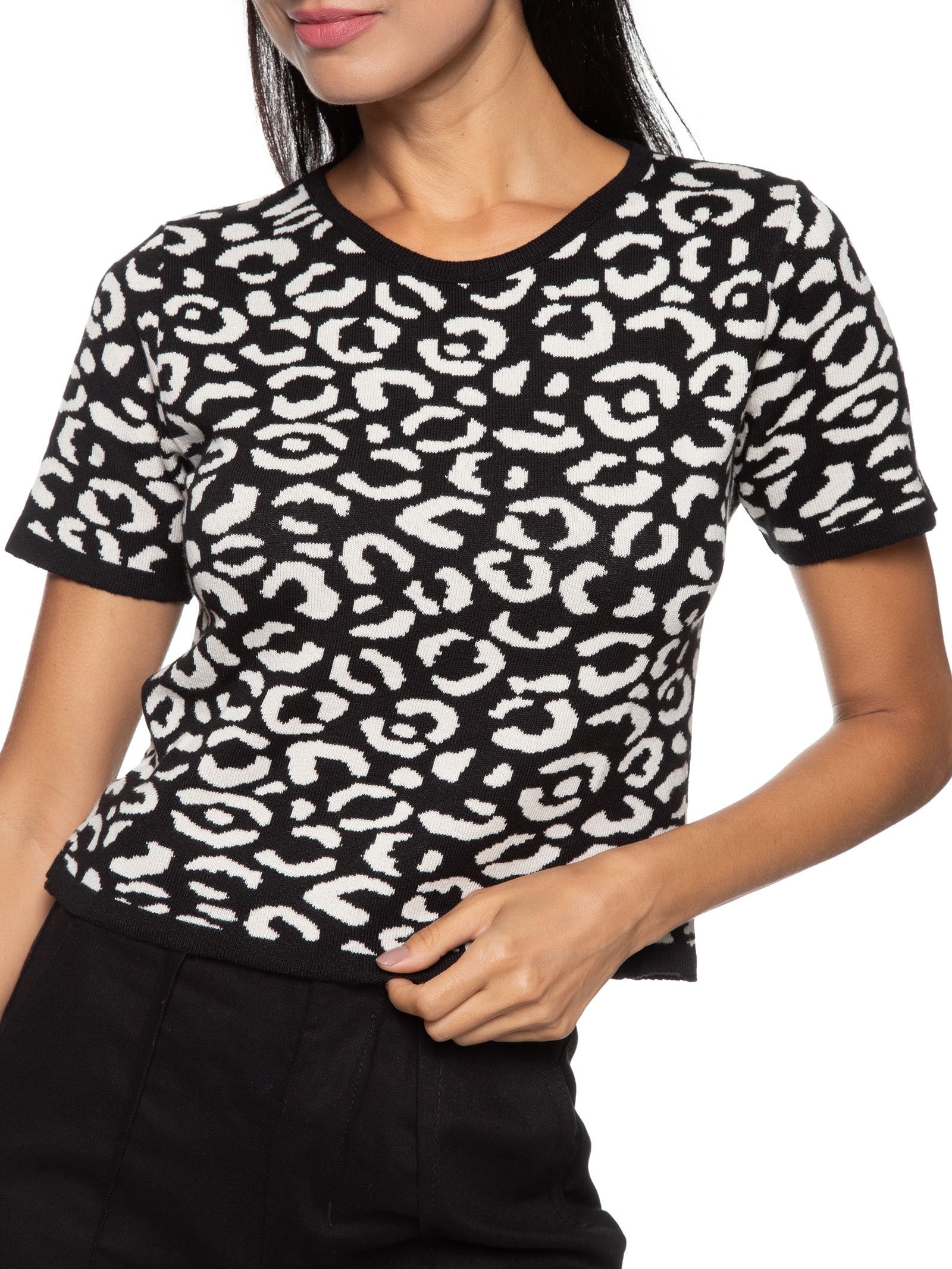 Blusa Feminina Oncinha Animal Print Cacay