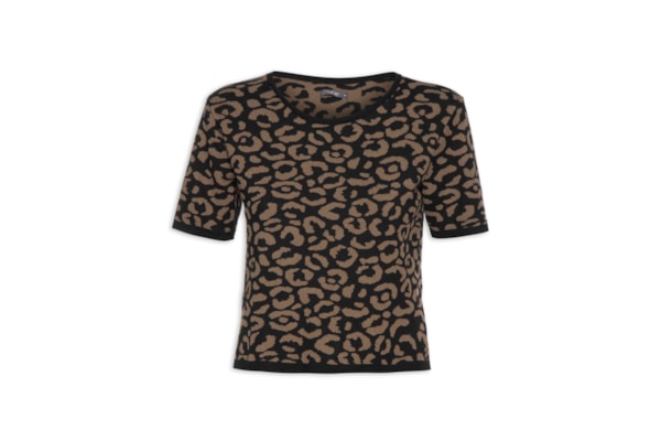 Blusa Feminina Oncinha - Marrom 