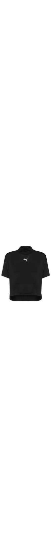 Blusa Feminina Open Road High Neck Tee - Preto