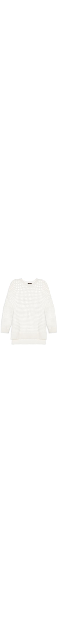 Blusa Feminina Oversized Tricot - Off White