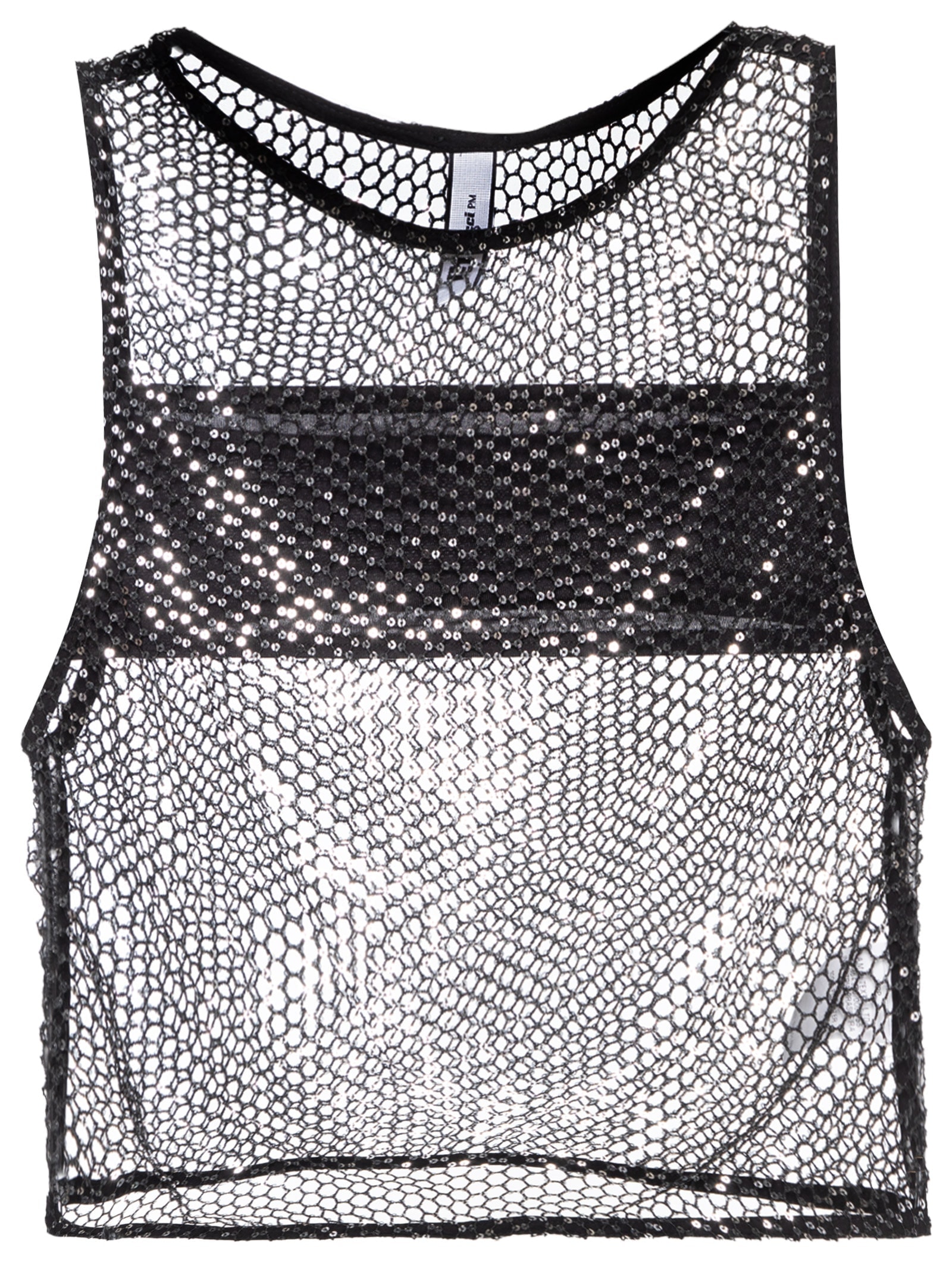 Blusa Feminina Paetê Preto Colcci