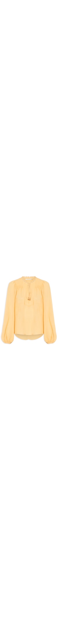 Blusa Feminina Pala Franzida - Amarelo