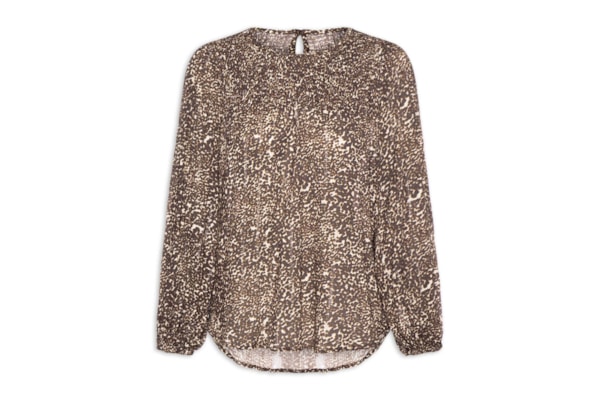 Blusa Feminina Pala Lastéx Estampa Kira - Animal Print