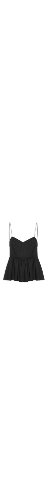 Blusa Feminina Peplum - Preto