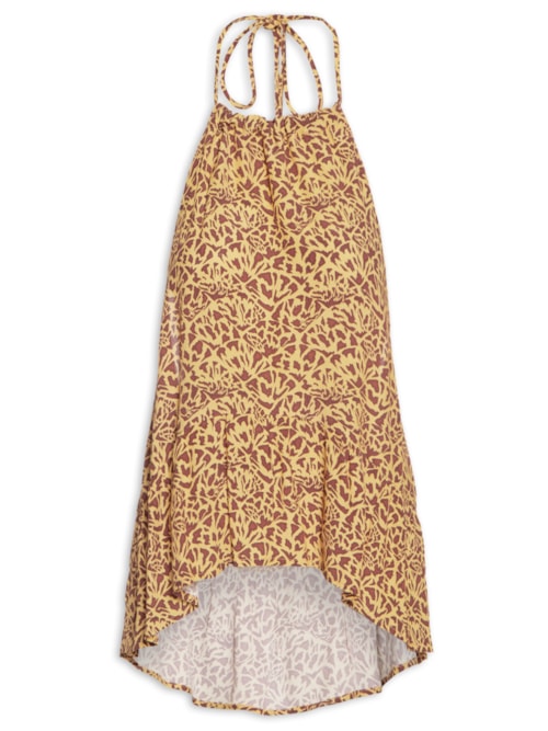 Blusa Feminina Peplum Textura Tartaruga – Marrom