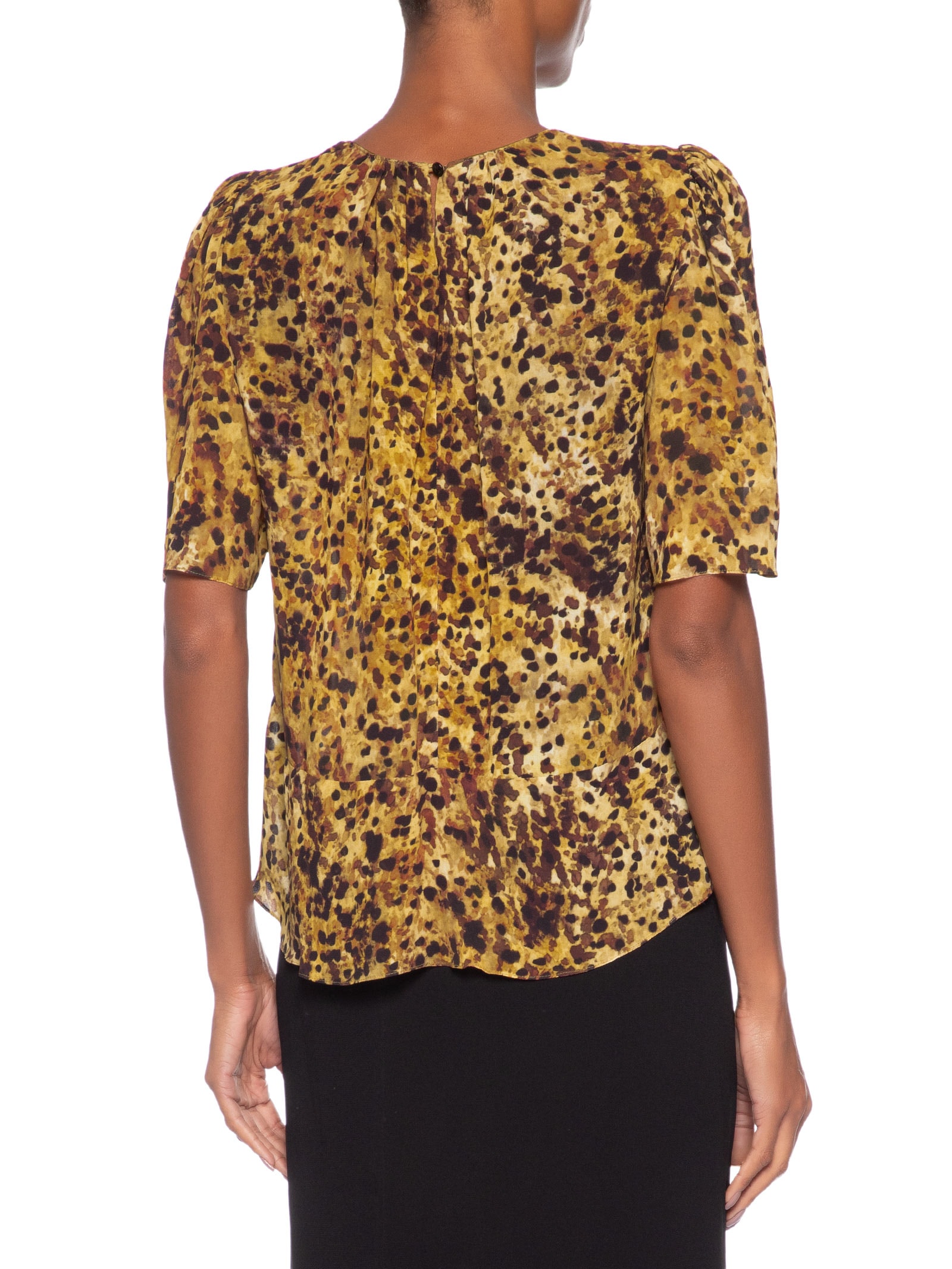 Blusa Feminina Pintada Color – Marrom Animale