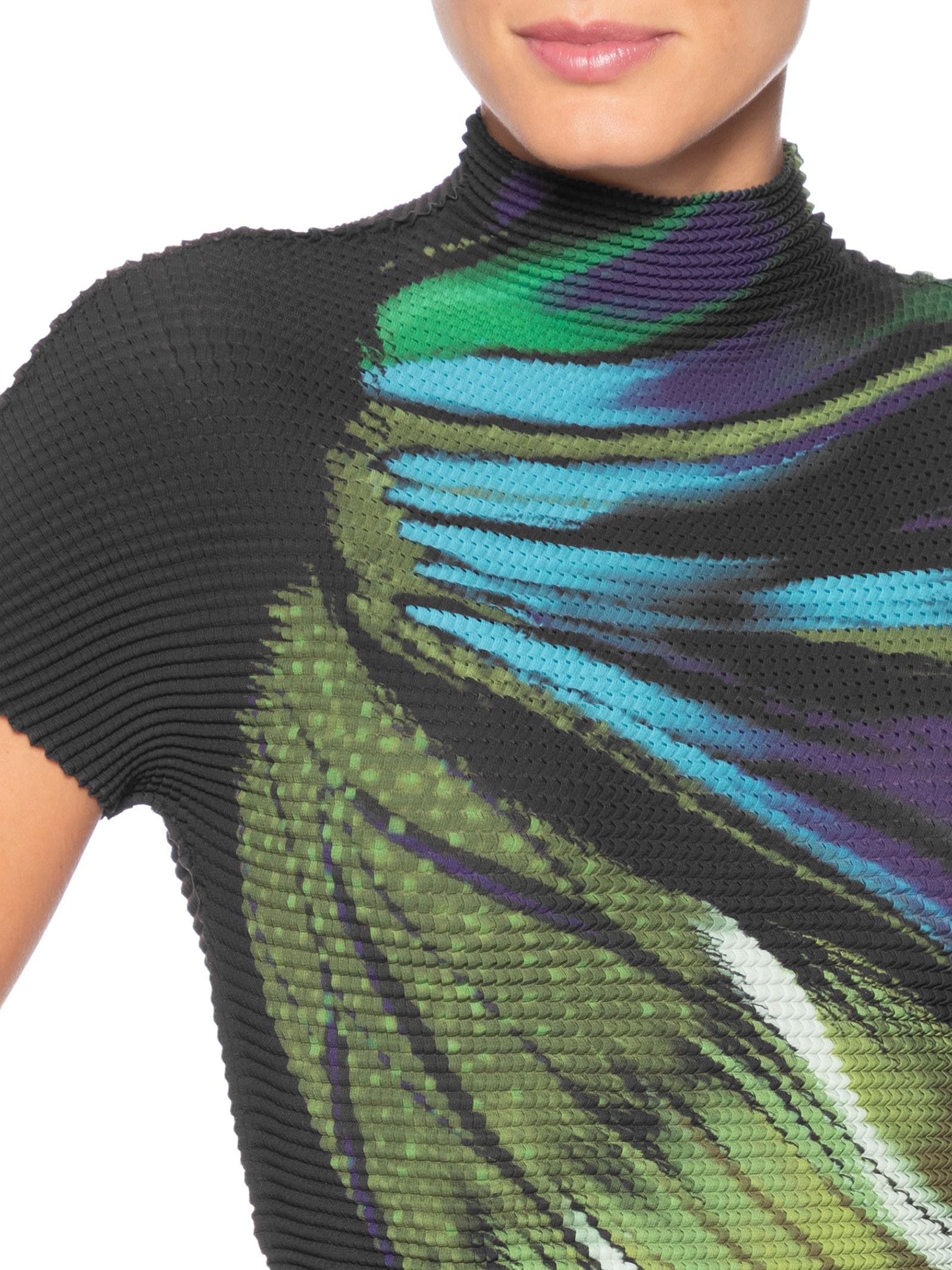 Blusa Feminina Pixel Butterfly Tex Preto Osklen