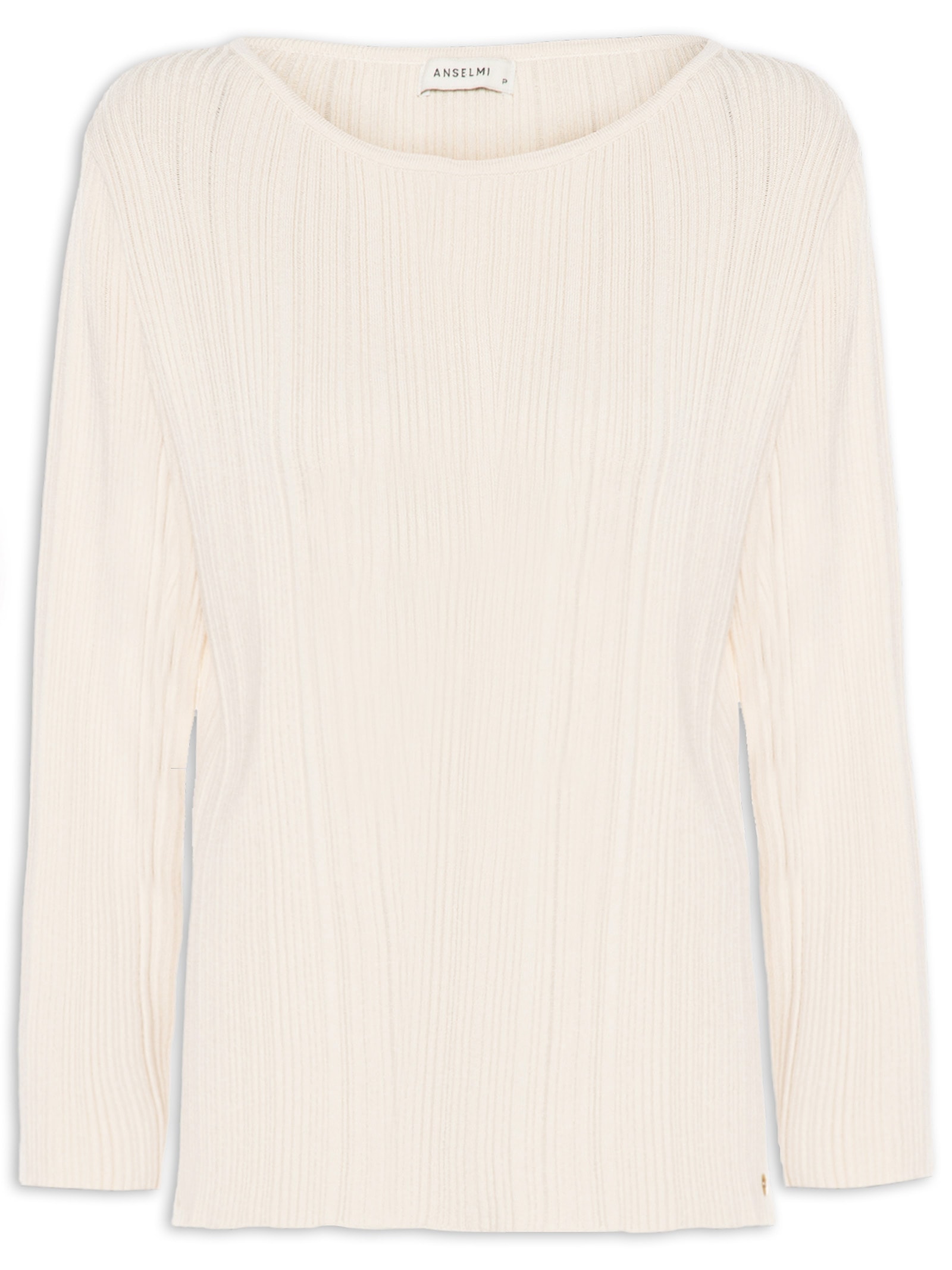 Blusa Feminina Plissada Off White Anselmi