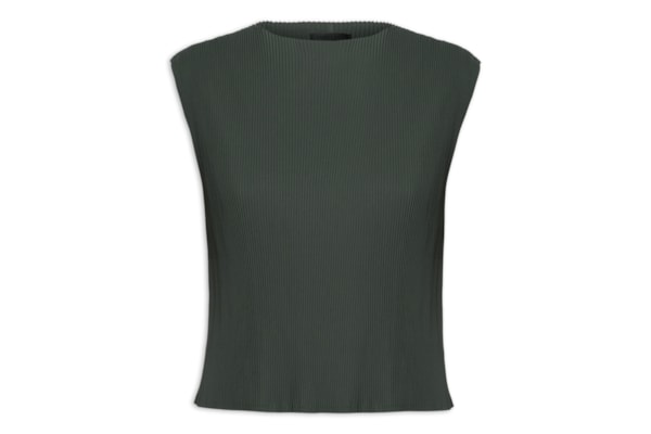 Blusa Feminina Plissê - Verde