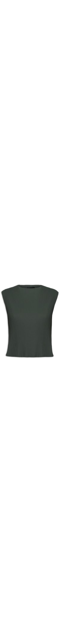 Blusa Feminina Plissê - Verde