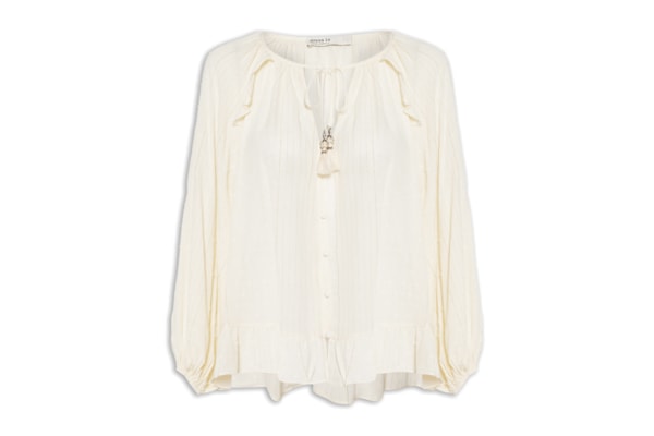 Blusa Feminina Poá Lurex - Amarelo