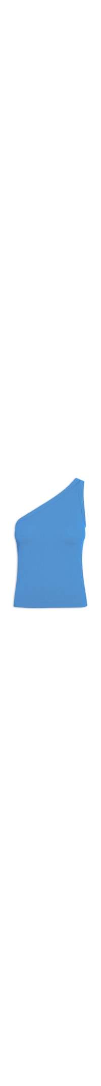 Blusa Feminina Poliamida Ombro Único - Azul