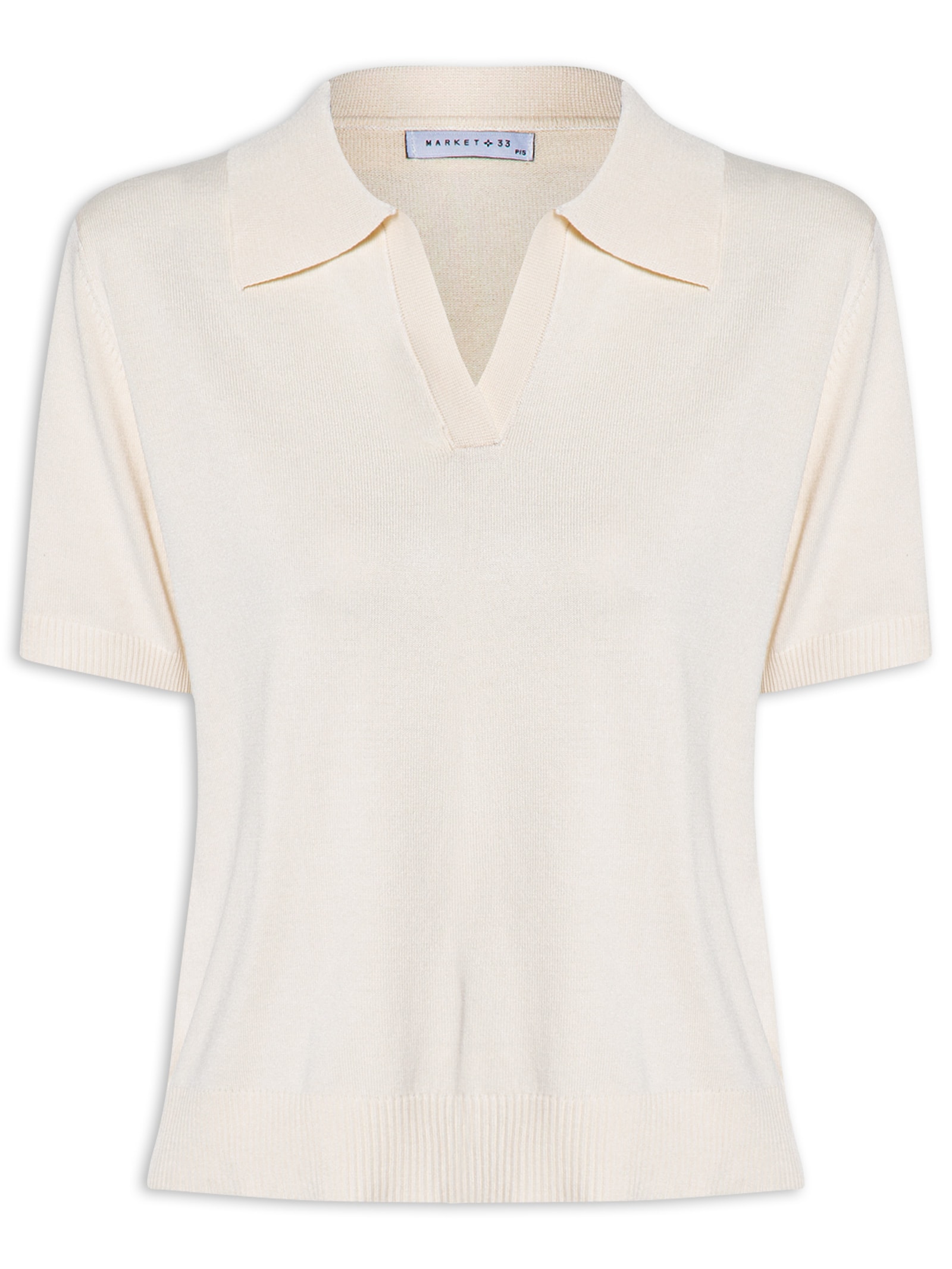 Blusa Feminina Polo em Tricot Off White Market 33